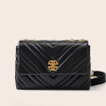Carefully selected armpit bags, new rhombic chain bags, 2024 leather women's bags, one-shoulder crossbody bags, high-end sense. 