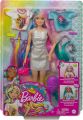 Barbie Fantasy Hair Doll, Blonde, with 2 Decorated Crowns, 2 Tops and Accessories for Mermaid and Unicorn Looks, Plus Styling Pieces, for Kids Ages 3 to 7. 