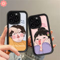 Cartoon Cute Funny Boy Girl Couples Creative Phone Case Compatible for IPhone XS MAX 15 11 12 7 8 Plus 14 13 15 Pro Max 6S 6 7 8 Plus XR X SE 2020 Angel Eyes Soft Cover. 