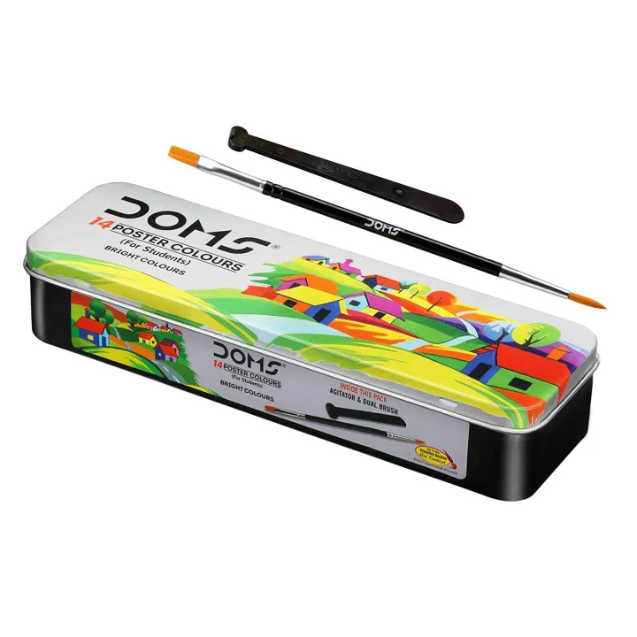 DOMS%20Student%20Poster%20Colours%20-%2012%20Shades%20With%20Free%20Agitator%20&%20Dual%20Brush%20-%20Image%202