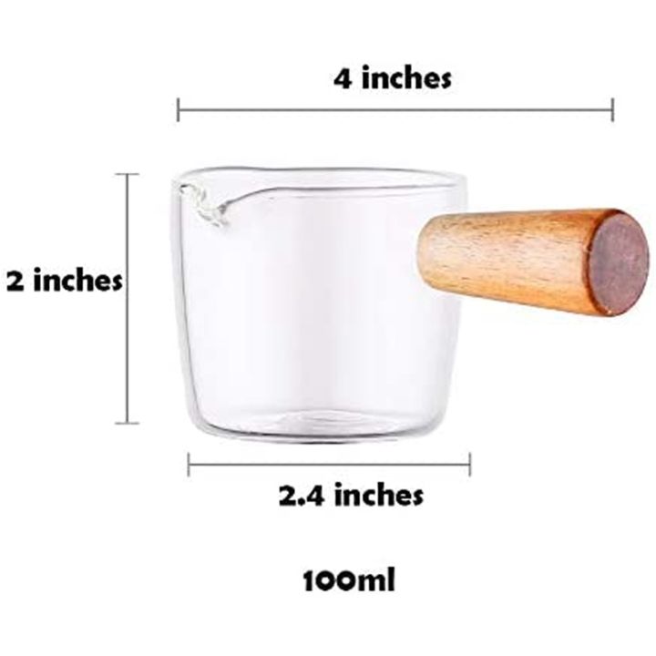 2PCS%20Transparent%20Glass%20Creamer%20with%20Wooden%20Handle,%20Mini%20Coffee%20Milk%20Creamer%20Pitcher.%20100Ml%20-%20Image%202