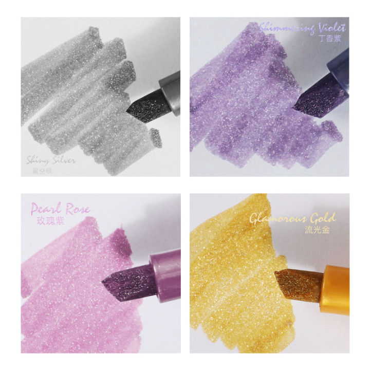 Metallic%20Highlighter%20Pen%20Subtle%20Glitter%20Highlighter%20Markers%20Note%20Taking%20and%20Journaling%20Supplies%20-%20Image%203