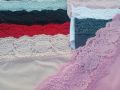 3 pcs imported Smooth and stretchy Lace Cotton Panties for Women.