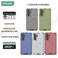 Lthmy for Samsung Galaxy A54 5G cover shockproof transparent hard case full protection back cover honeycomb casing. 