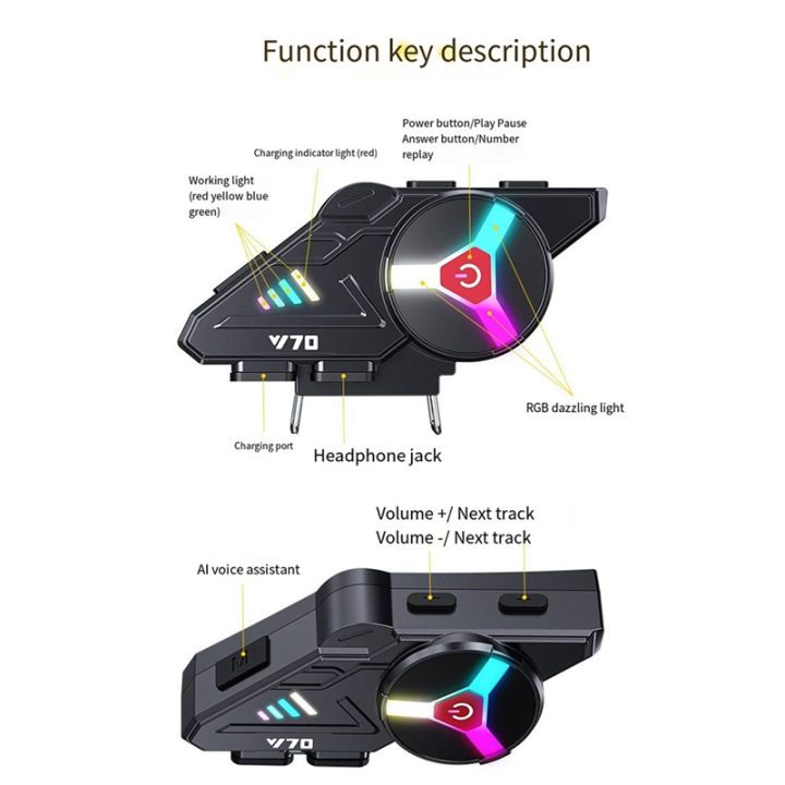 Y70%20Motorcycle%20Bluetooth%20Helmet%20Headset%20RGB%20Colorful%20Lights%20Earphone%20-%20Image%205