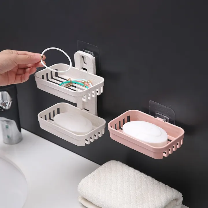 soap%20holder%20organizer%20lagayan%20ng%20sabon%20pang%20ligo%20soap%20organizer%20Double%20No%20Punching%20Soap%20Box%20wiht%20Seamless%20Sticker%20Drain%20Soap%20Holder%20Box%20Sponge%20Storage%20Rack%20for%20Bathroom%20Kitchen%20Accessories%20-%20Image%203