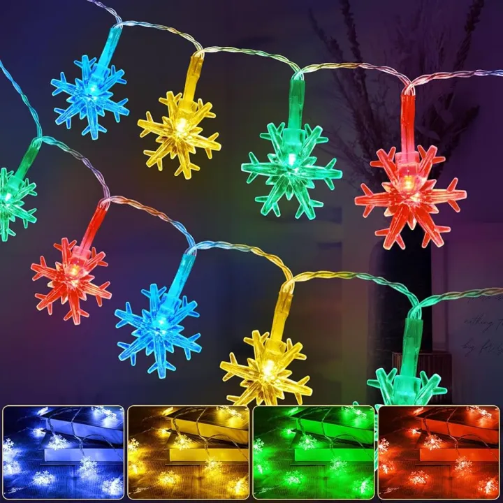 Snow%20Flake%20light%2028%20Led%205%20Meter%20String%20Lights%20Multicolur%20Plug%20in%20Fairy%20String%20Lights,Indoor,%20Outdoor,%20Wedding%20Party,%20Christmas%20Tree,%20New%20Year,%20Garden%20Decoration%20-%20Image%202