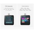 Power-Z KM003C Portable USB-C Fast Charging Tester PD3.1 QC5.0 Digital Voltmeter And Ammeter Power Bank Tester. 