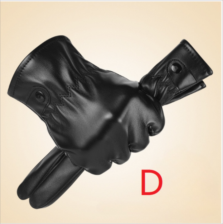 Winter%20Fashion%20Black%20PU%20Leather%20Gloves%20Male%20Thin%20Style%20Driving%20Leather%20Men%20Gloves%20Non-Slip%20Full%20Fingers%20Palm%20Touchscreen%20-%20Image%205