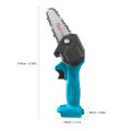 Portable Electric Pruning Saw Small Wood Spliting Chainsaw One-handed Woodworking Tool for Garden Orchard.