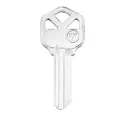 KW1 Brass Blank Key Blanks 100 Pack of Uncut Blank Keys. 