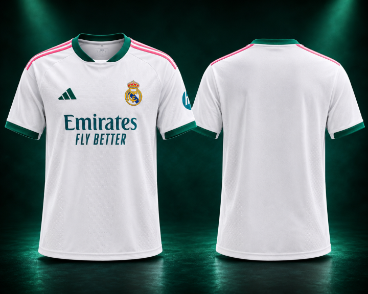 Real Madrid Home & Away Half Sleeve Premium Jersey - Real Madrid Jersey 2026/27
