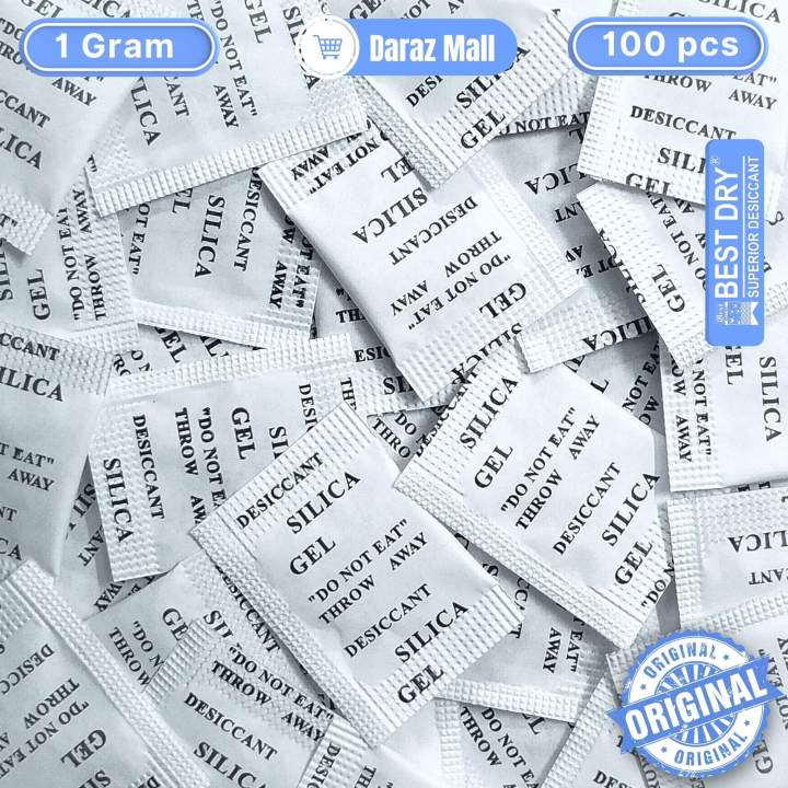 Silica Gel 1 gram 100 packets high quality premium desiccant