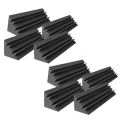 BRADOO-8 Pcs Acoustic Panels Studio Acoustic Soundproof Foam,Sound Treatment Bass Trap Corner,Sound Panels Wedges,12X12X48cm. 