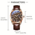 【Hey my home】business men quartz Watch stainless steel round wrist watch. 