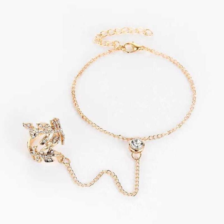 Finger%20Ring%20Leaf%20Design%20Finger%20Chain%20Ring%20-%20Image%202