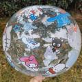 Kawaii Hello Kittys 24 Inch Printed Transparent Balloon Cute Cartoon My Melodys Kuromis Kids Birthday Party Decorative Balloon. 