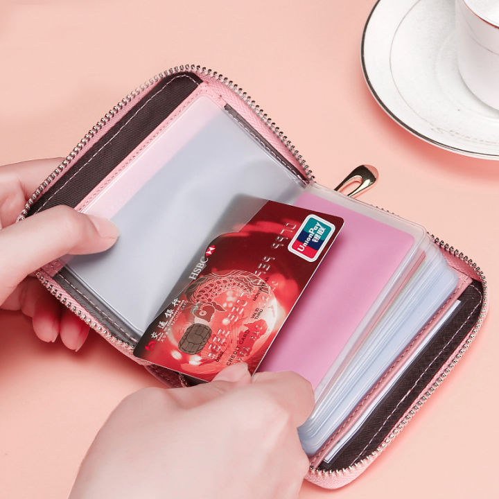 Card%20Holder%20Large%20Capacity%20Multiple%20Card%20Slots%20Driver's%20License%20Clip%20Set%20Men's%20and%20Women's%20Anti-Degaussing%20Purse%20Integrated%20Exquisite%20High-End%20Compact%20-%20Image%204
