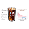 Stainless Steel Vacuum Coffee Mug with Temperature Display. 