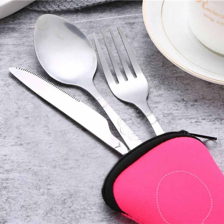 %E3%80%90linfang%20store%E3%80%91Dinnerware%20Sets%203Pcs%20Steel%20Set%20Flower%20Painting%20Portable%20Tableware%20Set%20Tableware%20Case%20Kit%20-%20Image%204