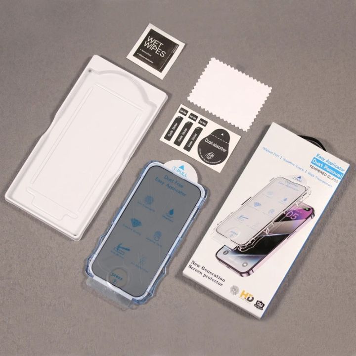 Dust%20free%20Installation%20Screen%20Protector%20For%20iPhone%2015%2014%2013%2012%2011%20Pro%20XS%20Max%20XR%20Easy%20Install%20Auto-Dust%20Remova%20Kit%20Tempered%20Glass%20-%20Image%206