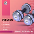 Dumbbell Silver Pair- 3kg.