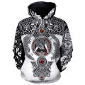 Classic brand design hoodies Beautiful Viking 3D Printed Sweatshirt Popular Unisex hoodie Viking Odin Tattoo jacket Streetwear.
