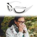 Unisex Tear Proof Cut Onion Goggles, Saftey Glasses for Kitchen, Cooking, BBQ, Cleaning, Cycling; Chopping Eye Protect Tool; Anti-tear, Anti-fog - White. 