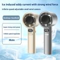 M11 Rechargeable 120 Step Strong Wind Portable Handheld Fan - For Indoor & Outdoor Use.