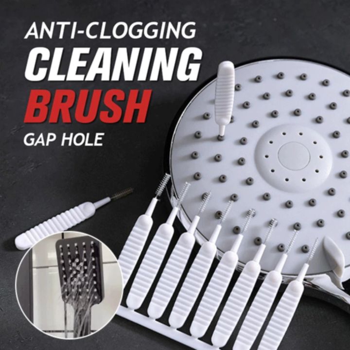 【Atoztide Store】10Pcs Shower Head Cleaning Brush / Pore GapNylon Cleaning Brushes for Small Holes / Multifunctional Mini Shower Nozzle Cleaning Brush Keyboard Cleaning Tool