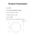 100W Wireless Charger for iPhone 13 12 11 Xs Max X XR 8 Plus Fast Charging Pad for Ulefone Doogee Samsung Note 9 Note 8 S10 Plus.