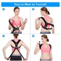 Adjustable Posture Corrector Back Brace Comfortable Posture Trainer for Spinal Alignment Posture Support Humpback Straightener. 