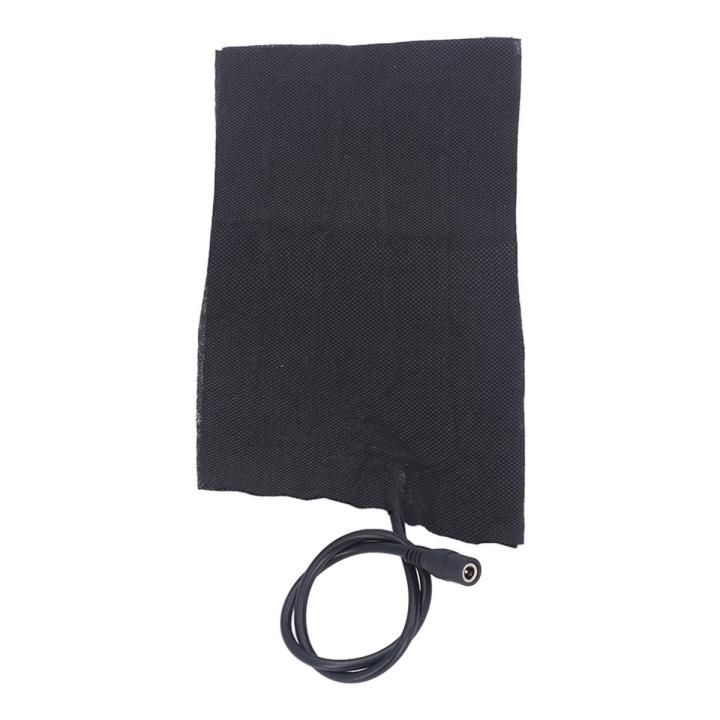 Electric Cloth Heater Pad, DC5V Carbon Fiber Heating Cushion Pain Relieve Safe 4 Gear Adjustable Space Saving Timing for Abdomen Lumbar