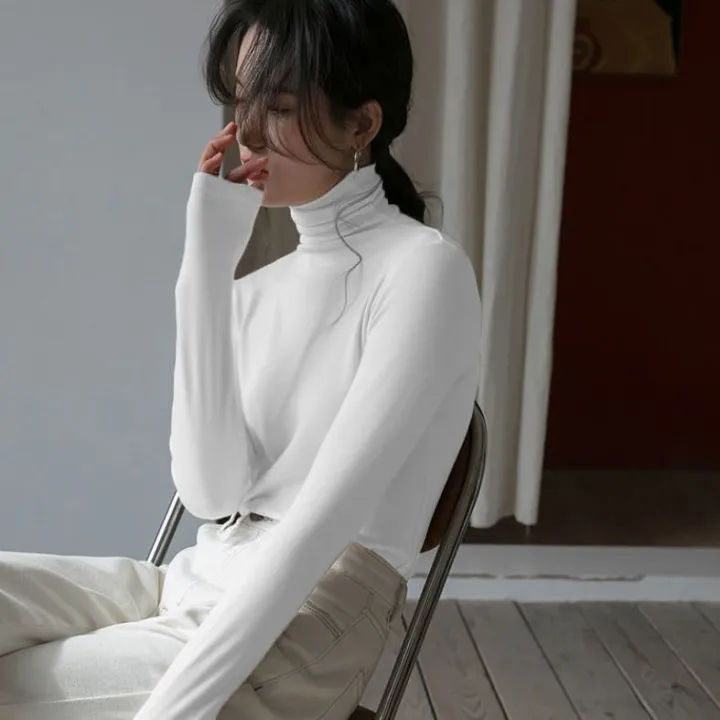 Large%20Size%20Women's%20Turtleneck%20Bottoming%20Shirt%20Winter%20All-Matching%20Students%20plus%20Velvet%20Thickened%20Black%20Heap%20Collar%20Long%20Sleeves%20ins%20Top%20-%20Image%208