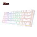 RK Royal Kludge RK61 2.4G Wireless Bluetooth Mechanical Keyboard Tri-mode 61 Keys RGB Backlit Mini Hot-swappable Gamer Keyboard. 