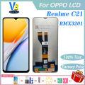 LCD For Realme C21 LCD Display Touch Screen Digitizer Assembly RMX3201 Replacement Parts. 