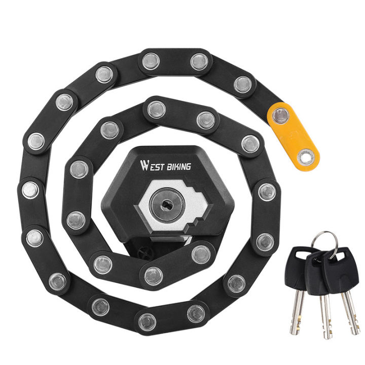 Bicycle lock key mountain bike car motorcycle car folding lock