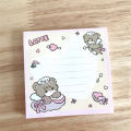 50 Sheets Kawaii Cat Sticky Note Girl Planning Daily Memo Pad School Supplies Self-adhesive Message Notepad Stationery. 