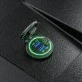 Quick Charge 3.0 Dual USB Fast Car Charger Socket Accessories Waterproof 12V/24V QC3.0 Power Outlet with Touch Switch Led Light. 