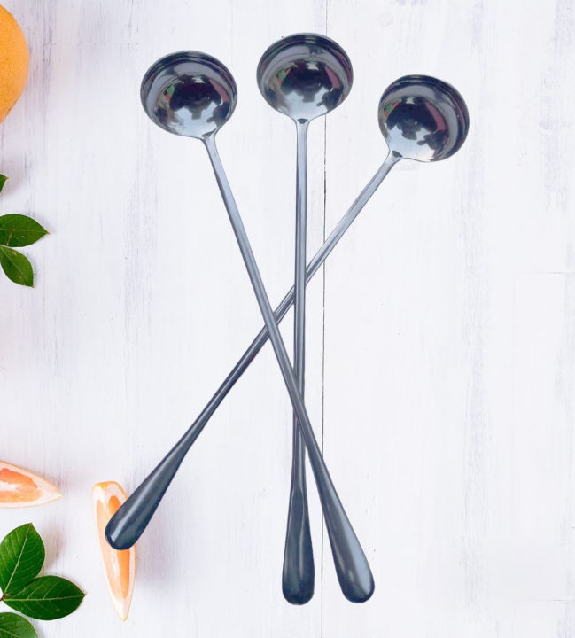 Steel%20Long%20handle%20Pickle%20Spoon%20Round%20Shape%20-1%20Pieces-23cm/9%20Inch%20-%20Image%204