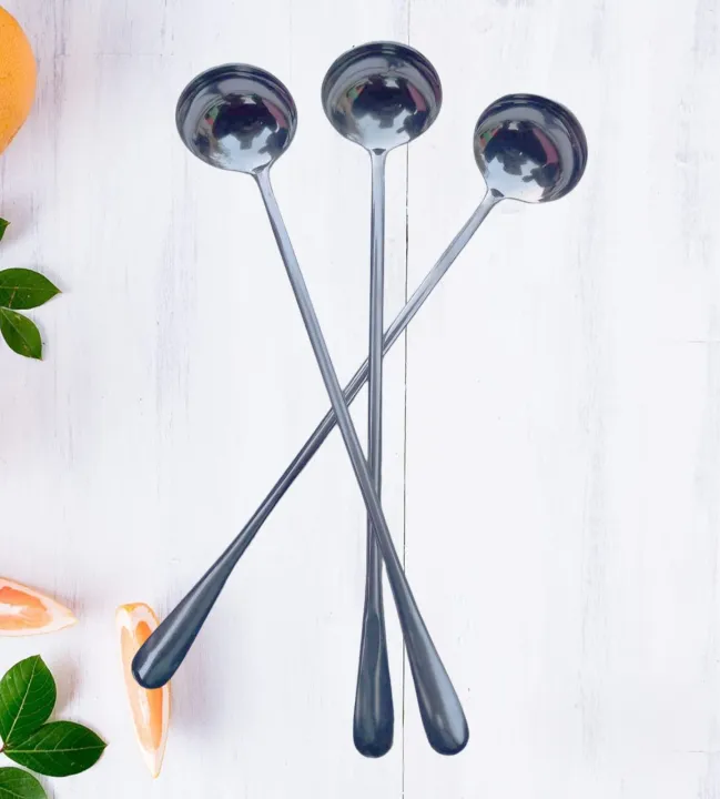 Steel%20Long%20handle%20Pickle%20Spoon%20Round%20Shape%20-1%20Pieces-23cm/9%20Inch%20-%20Image%204