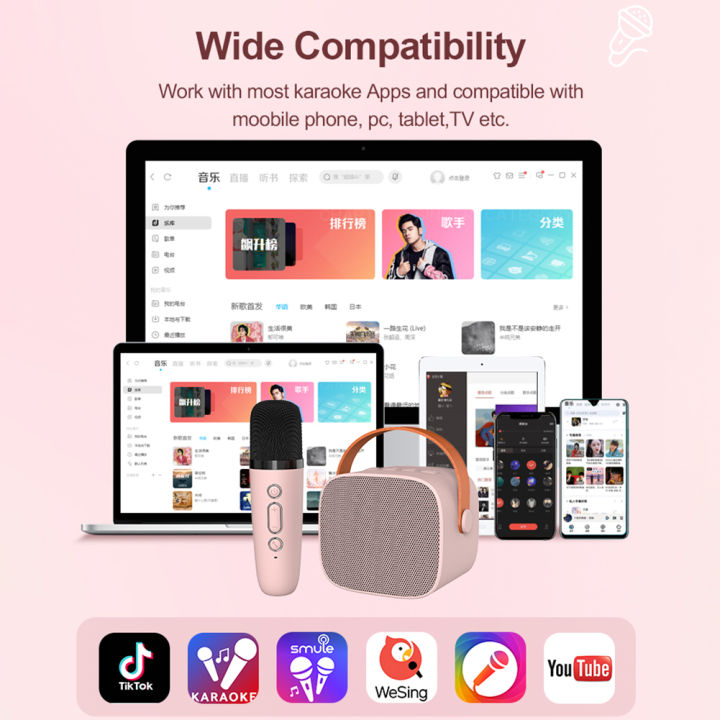 Mini%20Karaoke%20Machine%20Bluetooth%20Speaker%20with%202%20Wireless%20Microphone%20Portable%20Karaoke%20Speaker%20Set%20MP3%20Player%20for%20Kids%20Adults%20KTV%20-%20Image%203