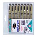 Sakura Pigma Micron Pen Set Art Marker Pens Graphic Brush Needle Drawing Markers black ink Sketch 8 PCS SET. 