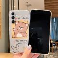 For Samsung Galaxy M14 M34 M54 5G Cover Vintage Flowers Transparent Protectio Shockproof Phone Case For Samsung M 14 Fundas Soft.