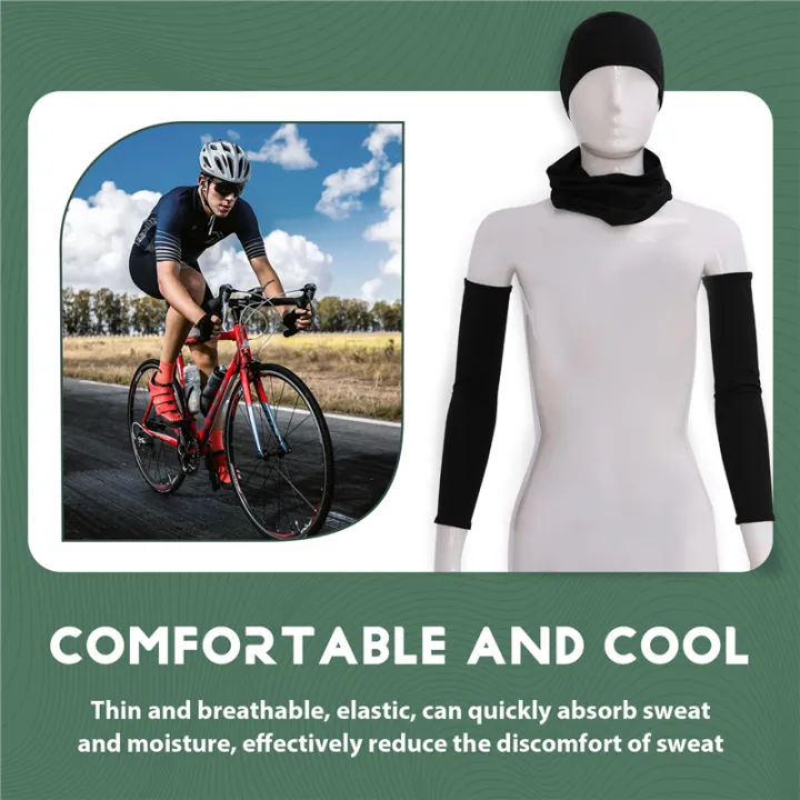 UV%20Protection%20Neck%20Gaiter%20Face%20Cover%20Ice%20Silk%20Cooling%20Arm%20Sleeves%20Skull%20Cap%20Set%20for%20Women%20Men%20Cycling%20Hiking%20-%20Image%206