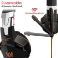 Kotion EACH G2000 Stereo Gaming Headset Deep Bass Computer Game Headphones Earphone with LED Light Microphone for PC Laptop PS4.