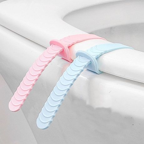 Creative product Silicone Toilet Seat Cover Lifter Sanitary Adjustable Portable Sanitary Closestool