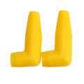 12Pc Electric Guard Motor Winch Cable Terminal Boot Rubber Cover Black+Red+Yellow.