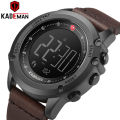 K698 KADEMAN Sports Men's Watch Steps Counter Leather Top Luxury Brand LED Mens Military Wristwatches Relogio Digital Waterproof. 