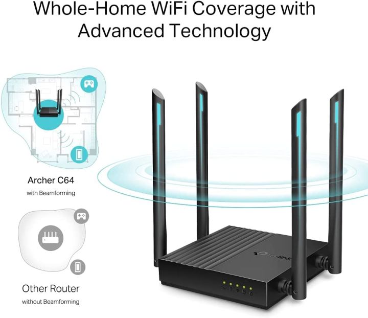 TP-Link%20Archer%20C64%20AC1200%20Wireless%20MU-MIMO%20Gigabit%20WiFi%20Router%20-%20Image%205